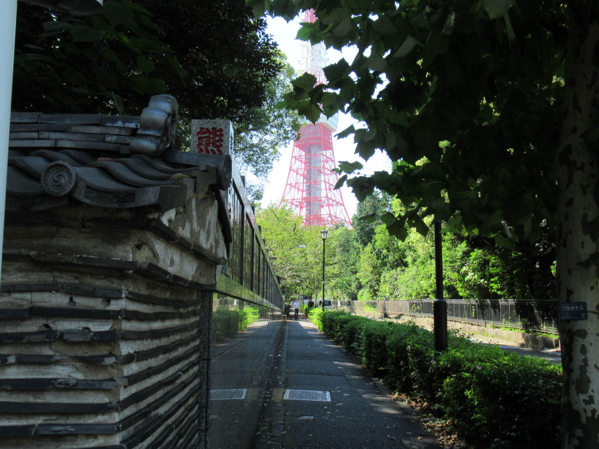東京タワー方面へ直進